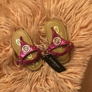 Size 6 toddler BeBe sandals